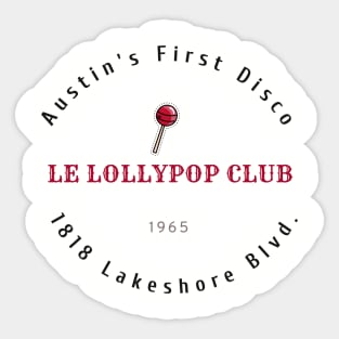 Le Lollypop Disco Sticker